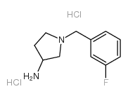 1-[(3-fluorophenyl)methyl]pyrrolidin-3-amine,dihydrochloride