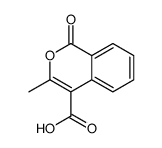 3-methyl-1-oxoisochromene-4-carboxylic acid