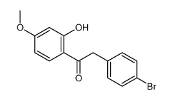 2-(4-Bromophenyl)-1-(2-hydroxy-4-methoxyphenyl)ethanone