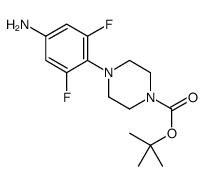 tert-butyl 4-(4-amino-2,6-difluorophenyl)piperazine-1-carboxylate CAS:170104-82-2 第1张