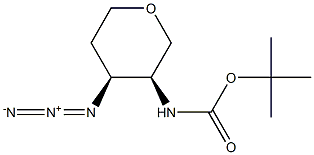 Tert-butyl ((3S,4S)-4-azidotetrahydro-2H-pyran-3-yl)carbamate CAS:1707290-13-8 manufacturer price 第1张