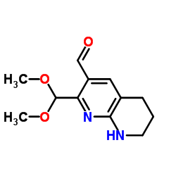 2-(Dimethoxymethyl)-5,6,7,8-tetrahydro-1,8-naphthyridine-3-carboxaldehyde CAS:1708974-56-4 manufacturer price 第1张