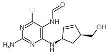 N-[2-Amino-4-chloro-6-[[(1R,4S)-4-(hydroxymethyl)-2-cyclopenten-1-yl]amino]-5-pyrimidinyl]formamide CAS:171887-04-0 第1张