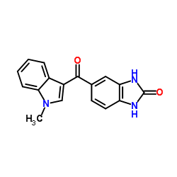 5-(1-methylindole-3-carbonyl)-1,3-dihydrobenzimidazol-2-one CAS:171967-71-8 第1张