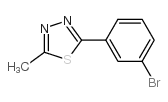 2-(3-bromophenyl)-5-methyl-1,3,4-thiadiazole