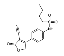 N-[4-(4-cyano-5-oxo-2H-furan-3-yl)phenyl]butane-1-sulfonamide CAS:173436-24-3 第1张