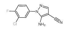 5-Amino-1-(3-chloro-4-fluorophenyl)-1H-pyrazole-4-carbonitrile