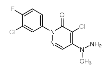 5-[amino(methyl)amino]-4-chloro-2-(3-chloro-4-fluorophenyl)pyridazin-3-one CAS:175135-72-5 第1张