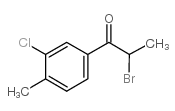 2-bromo-1-(3-chloro-4-methylphenyl)propan-1-one CAS:175135-93-0 第1张