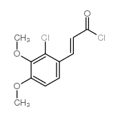 3-(2-chloro-3,4-dimethoxyphenyl)prop-2-enoyl chloride CAS:175136-00-2 第1张