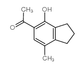 1-(4-hydroxy-7-methyl-2,3-dihydro-1H-inden-5-yl)ethanone