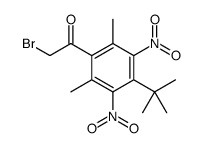 2-bromo-1-(4-tert-butyl-2,6-dimethyl-3,5-dinitrophenyl)ethanone