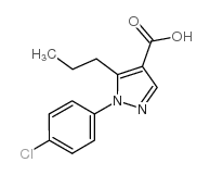 1-(4-chlorophenyl)-5-propylpyrazole-4-carboxylic acid