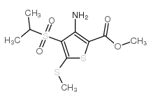 methyl 3-amino-5-methylsulfanyl-4-propan-2-ylsulfonylthiophene-2-carboxylate