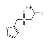 2-(furan-2-ylmethylsulfonyl)ethanethioamide