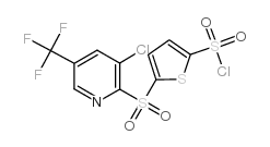 5-[3-chloro-5-(trifluoromethyl)pyridin-2-yl]sulfonylthiophene-2-sulfonyl chloride