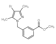 methyl 3-[(4-bromo-3,5-dimethylpyrazol-1-yl)methyl]benzoate