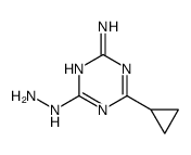 4-cyclopropyl-6-hydrazinyl-1,3,5-triazin-2-amine CAS:175204-76-9 第1张