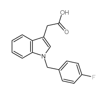 2-[1-[(4-fluorophenyl)methyl]indol-3-yl]acetic acid