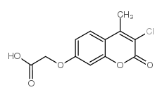 2-(3-chloro-4-methyl-2-oxochromen-7-yl)oxyacetic acid