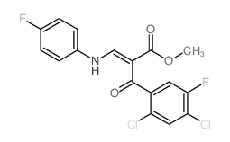 methyl 2-(2,4-dichloro-5-fluorobenzoyl)-3-(4-fluoroanilino)prop-2-enoate