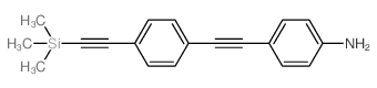 4-[2-[4-(2-trimethylsilylethynyl)phenyl]ethynyl]aniline