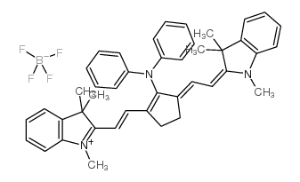 [2,5-bis[2-(1,3,3-trimethylindol-2-ylidene)ethylidene]cyclopentylidene]-diphenylazanium,tetrafluoroborate