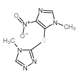 MNITMT,4-Methyl-3-[(1-methyl-4-nitro-1H-imidazol-5-yl)thio]-4H-1,2,4-triazole