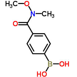 {4-[Methoxy(methyl)carbamoyl]phenyl}boronic acid