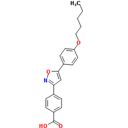 4-(5-(4-(pentyloxy)phenyl)isoxazol-3-yl)benzoic Acid CAS:179162-55-1 manufacturer price 第1张