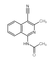 N-(4-cyano-3-methylisoquinolin-1-yl)acetamide CAS:179985-52-5 第1张