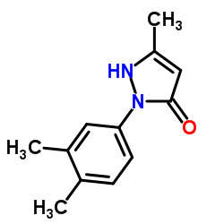 1-(3,4-dimethylphenyl)-3-methyl-3-pyrazolin-5-one Cas:18048-64-1 第1张