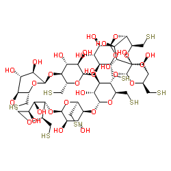 Octakis-(6-Mercapto-6-deoxy)-γ-Cyclodextrin CAS:180839-61-6 第1张