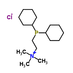 2-dicyclohexylphosphanylethyl(trimethyl)azanium,chloride