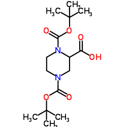 1,4-Di-Boc-piperazine-2-carboxylic Acid Cas:181955-79-3 第1张