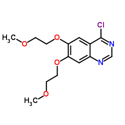 4-Chloro-6,7-bis(2-methoxyethoxy)quinazoline Cas:183322-18-1 第1张