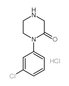 1-(3-chlorophenyl)piperazin-2-one,hydrochloride