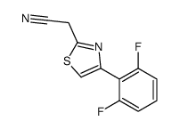 2-[4-(2,6-difluorophenyl)-1,3-thiazol-2-yl]acetonitrile