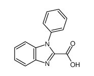 1-phenyl-1H-benzo[d]imidazole-2-carboxylic acid CAS:185332-42-7 第1张