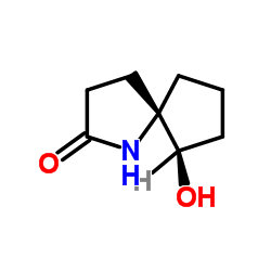 1-Azaspiro[4.4]nonan-2-one,6-hydroxy-,trans-(9CI) CAS:187106-20-3 第1张