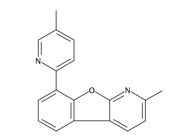 Benzofuro[2,​3-​b]​pyridine, 2-​methyl-​8-​(5-​methyl-​2-​pyridinyl)​-