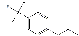 1-（1,1-ジフルオロプロピル）-4-（2-メチルプロピル）-ベンゼン
