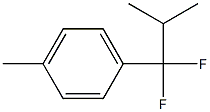 1-(1,1-difluoro-2-methylpropyl)-4-methyl-Benzene