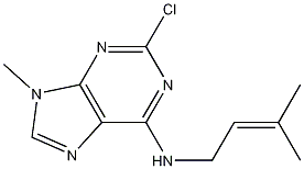 2-CHLORO-6-(ISOPENT-2-ENYLAMINO)-9-METHYLPURINE