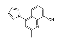 2-methyl-4-pyrazol-1-ylquinolin-8-ol