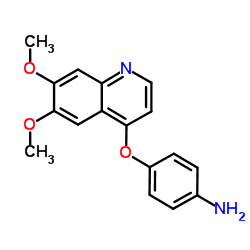 BenzenaMine, 4-[(6,7-diMethoxy-4-quinolinyl)oxy]- Cas:190728-25-7 第1张