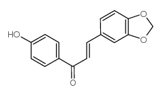 3-(1,3-Benzodioxol-5-yl)-1-(4-hydroxyphenyl)-2-propen-1-one CAS:19152-39-7 第1张