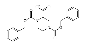 1,4-bis(phenylmethoxycarbonyl)piperazine-2-carboxylate