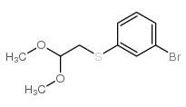 1-bromo-3-(2,2-dimethoxyethylsulfanyl)benzene CAS:19296-69-6 第1张