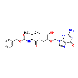 N-[(Phenylmethoxy)carbonyl]-L-valine2-[(2-amino-1,6-dihydro-6-oxo-9H-purin-9-yl)methoxy]-3-hydroxypropyl Ester